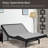 Muriel 2" Bed with Wallhugger, Massage, USB Ports, Under-Bed Light, Adjustable, Built-in Outlets-1519619896