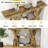 Farmhouse 54" Wooden Console Table，narrow Entryway Table Sofa Table-1929828701
