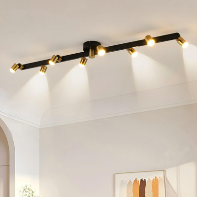 47.2'' 8 -Light Integrated LED Track Light with Dimmable and Adjustable Head