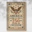 «Stitched Eagle of Freedom», toile tendue avec châssis - prête à être accrochée-134503990