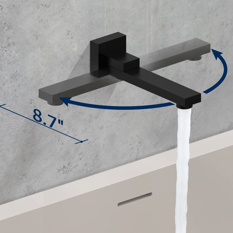 Robinet de douche mural seulement avec valve brute
