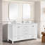 Ensemble de meuble-lavabo double 60 po avec lavabo-117800685-125810980