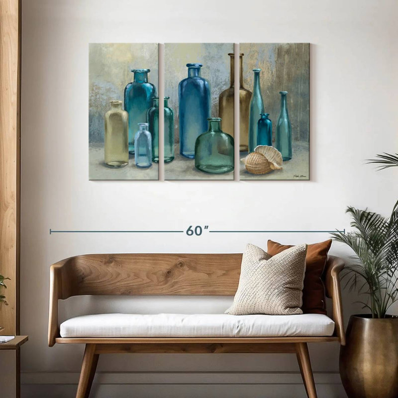 Bouteilles en verre Senne, H 28 po x l 45 po