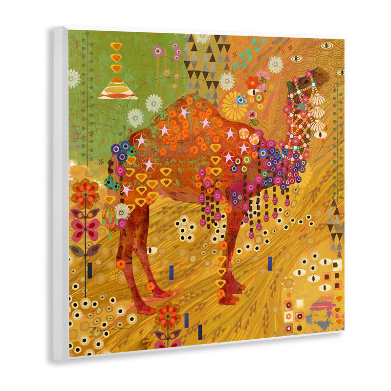 " Boho Patterned Camel " by Evelia Designs
