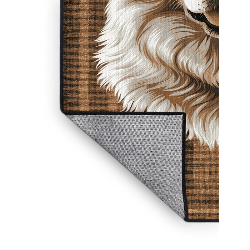 Washable Great Pyrenees Dogs Area Rug, Runner 2' x 4'
