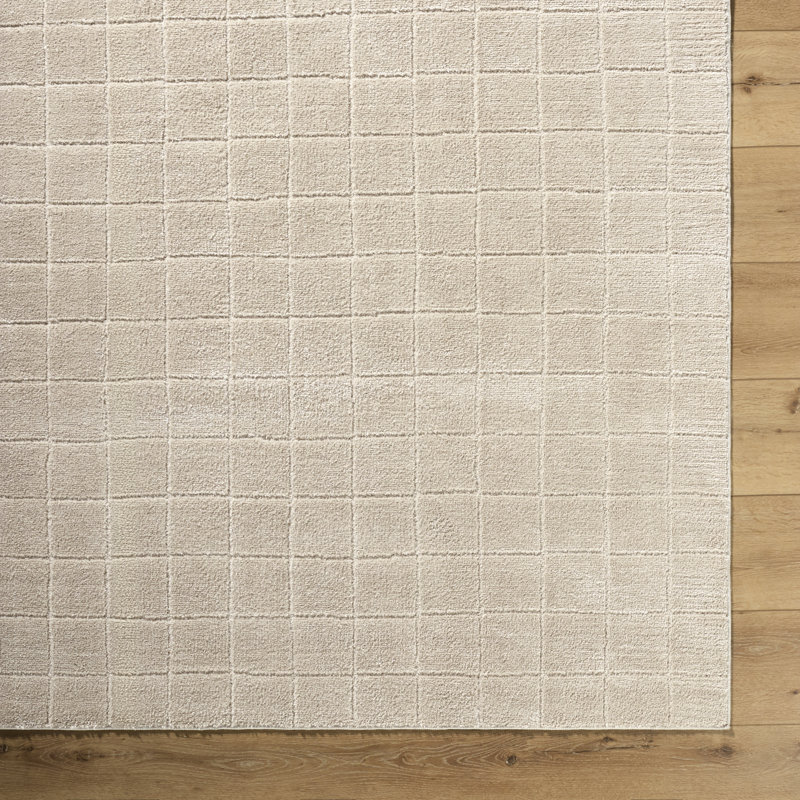 Our PNW Home x Livabliss Boho Scandi High Pile Light Beige Light Brown Area Rug, Runner 2'8" x 10'1"
