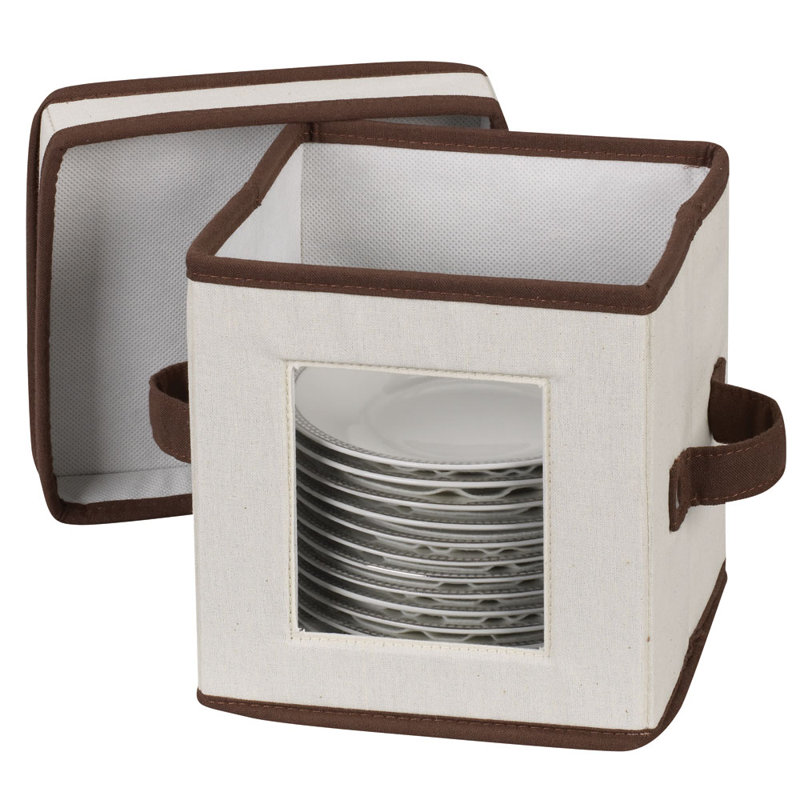 Commode de rangement Burnie Saucer, Crème