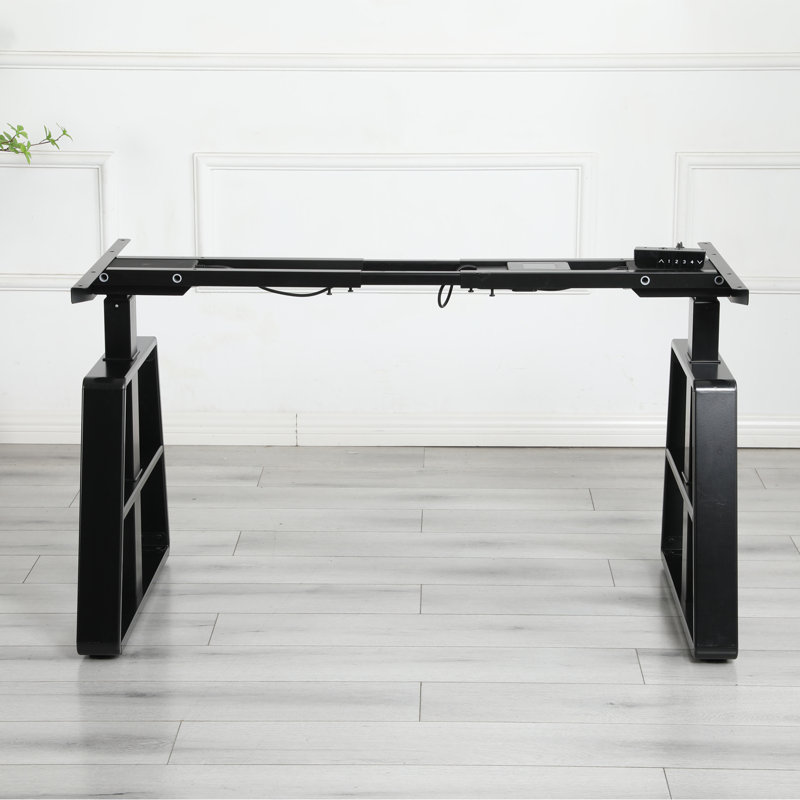 Structure de bureau électrique à hauteur ajustable Jey, Noir
