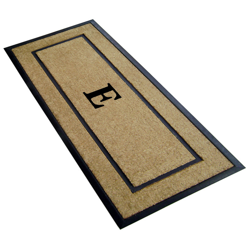Tapis de porte antidérapant pour l'extérieur, L 24 po x L 57 po, E