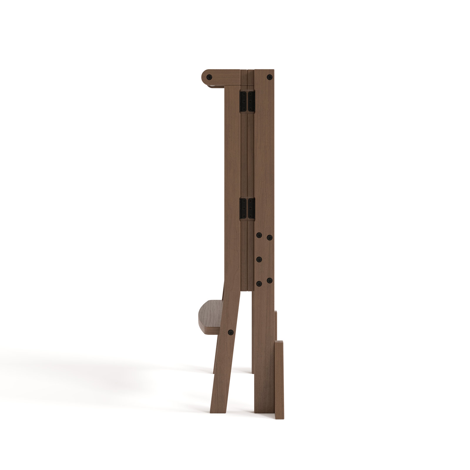Foldable Step Stool, Hazelnut