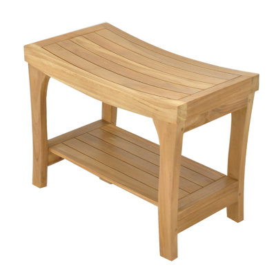 Whipple 24'' W Teak Shower Bench