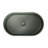 23.6'' Concrete Vessel Oval Modern Bathroom Sink