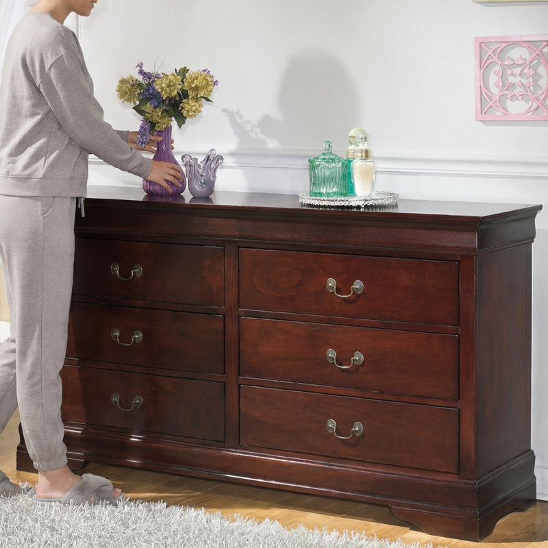 Brandenn 58.13'' W 6 - Drawer Dresser