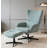 Hanayo Swivel Recliner with Ottoman，Manual Recliner Velvet Fabric Accent Chair