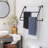 17.44 " 3 - Bar Wall Towel Bar