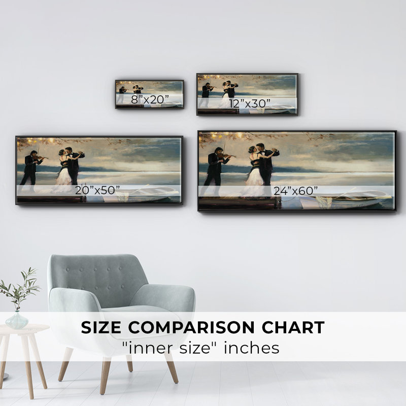 Twilight Romance- Framed Canvas