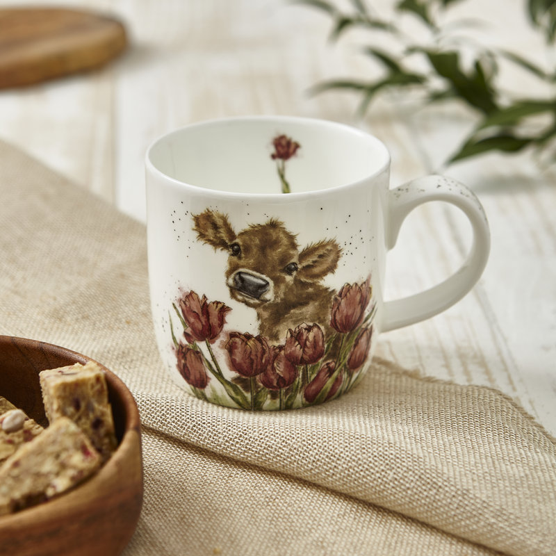 Wrendale Designs, Fine Bone China - Bessie (Cow) Mug