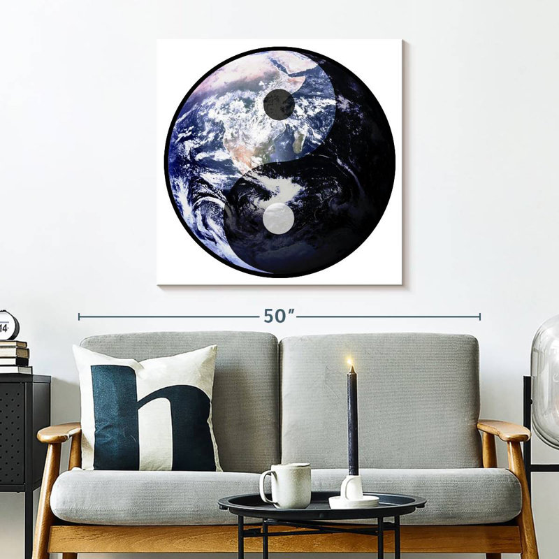 Terre Khelsey Yin Yang, H 30 po x l 30 po