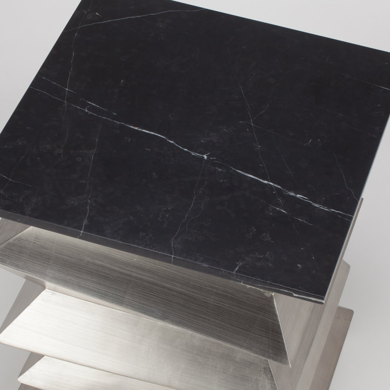 Marble Top End Table