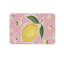 Paillasson pastel citron, pour cuisine et patio, 24 po x 36 po, rose et jaune