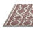 Machine Washable Trellis Brown Area Rug-1649994897