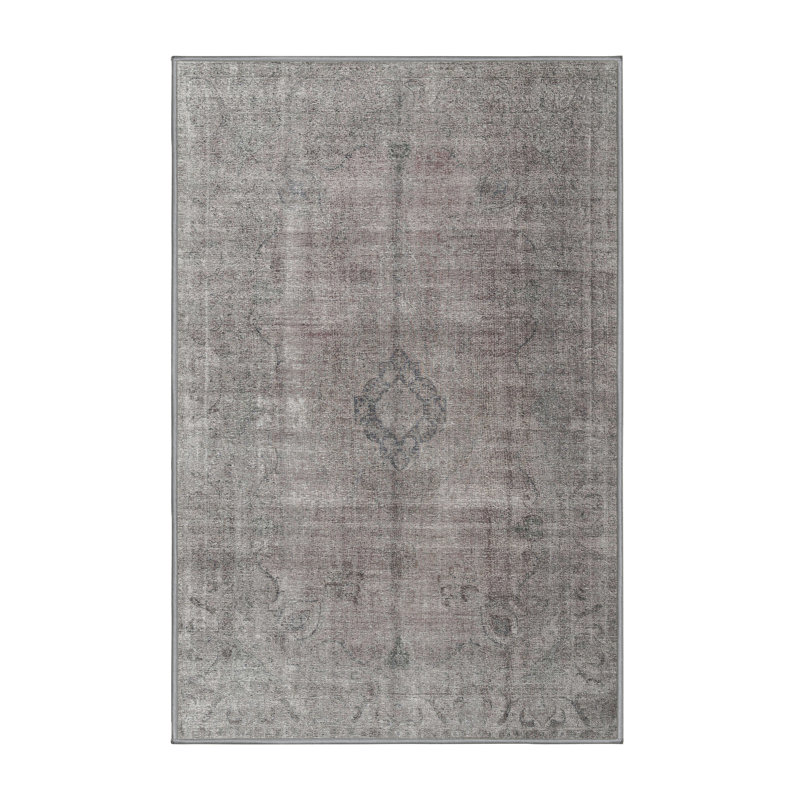 Tapis 100% traditionnel lavable à la machine 3658, Rectangle 2 pi x 3 pi
