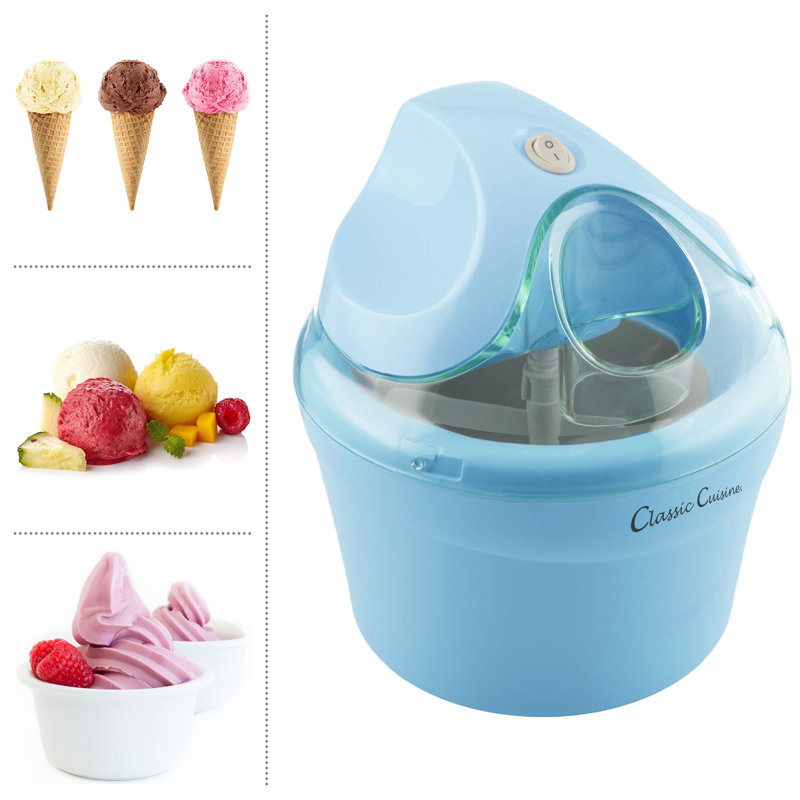 Classic Cuisine 1-Qt. Ice Cream Maker, Blue