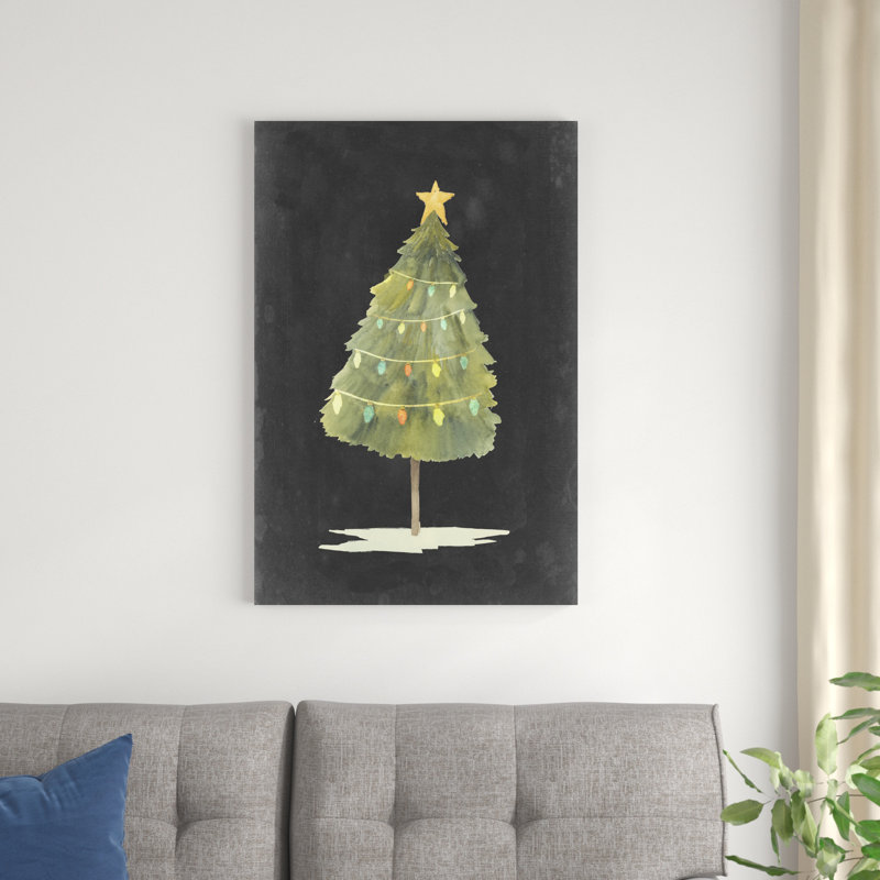 Lueur de Noël I, H 36 po x l 24 po x P 1,25 po