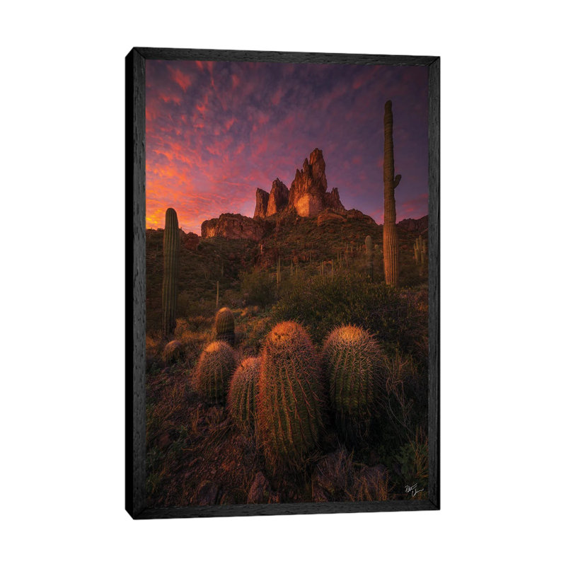 Family Gathering by Peter Coskun - Floater Frame Print on Canvas, Black Framed Canvas, 101.6 cm H x 66.04 cm W