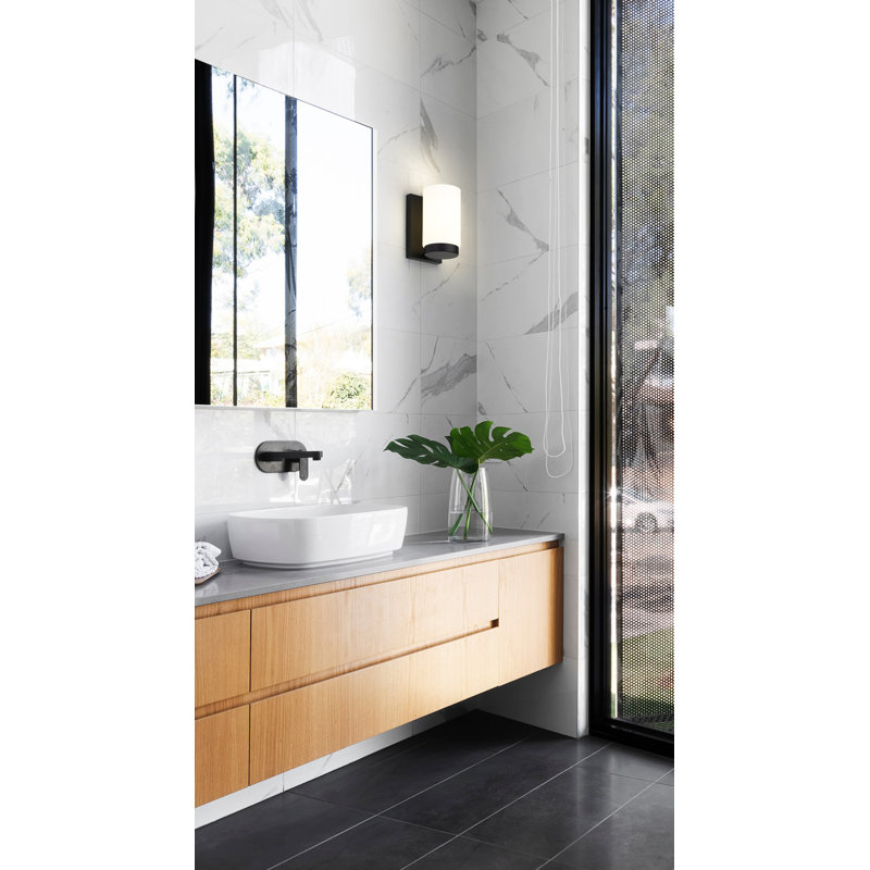 Applique murale 1 lumière Rosevale, Noir mat
