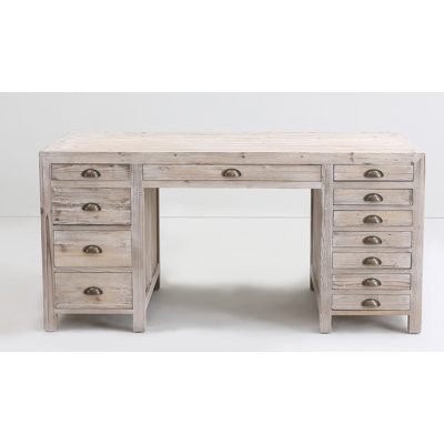 Bureau en bois massif Aahil