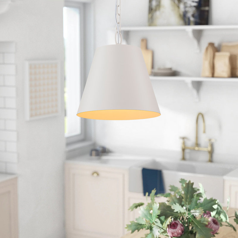 Luminaire suspendu conique moderne à 1 lumière Modern
