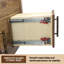 Meuble-lavabo 36 po avec lavabo Farmhouse, bois massif, 2 tiroirs, 2 portes à fermeture en douceur, tablette de rangement ouverte, comptoir et dosseret en marbre 0,79 po, brun rustique-1218096834-1218096836-1218096843
