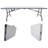 Armele 180cm Rectangular Fold-in-Half Portable Folding Table