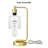 Touch Control Table Lamp Set With USB-113076647