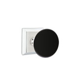Double Dummy Ebony Knob with Quincy Rose
