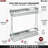 Rev-A-Shelf 18" Pullout Side Mount Two-Tier Kitchen Cabinet Organizer