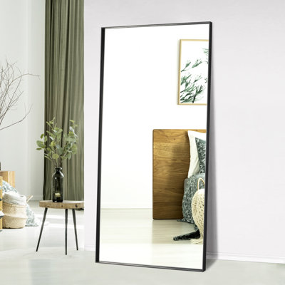 Mckaylin Balhar Rectangle Metal Framed Full Length Mirror