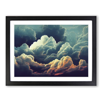 XH1022-8596X Sunlight On The Clouds - Single Picture Frame Print