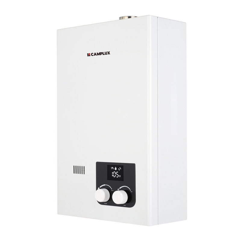 Camplux 2.64 GPM 68, 000 BTU Natural Gas Tankless Water Heater On Demand for Shower