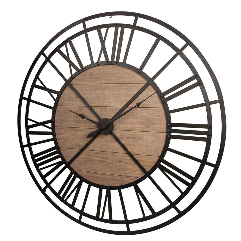 Horloge murale Goodman, 59", Brun