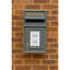 Roper Metal Wall Mounted Letter Box-1876999829