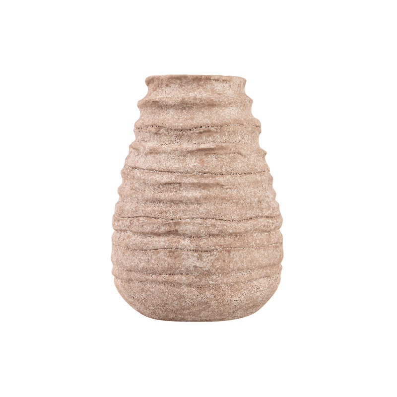 CERAMIC VASE 22X22x29 CM, Brown
