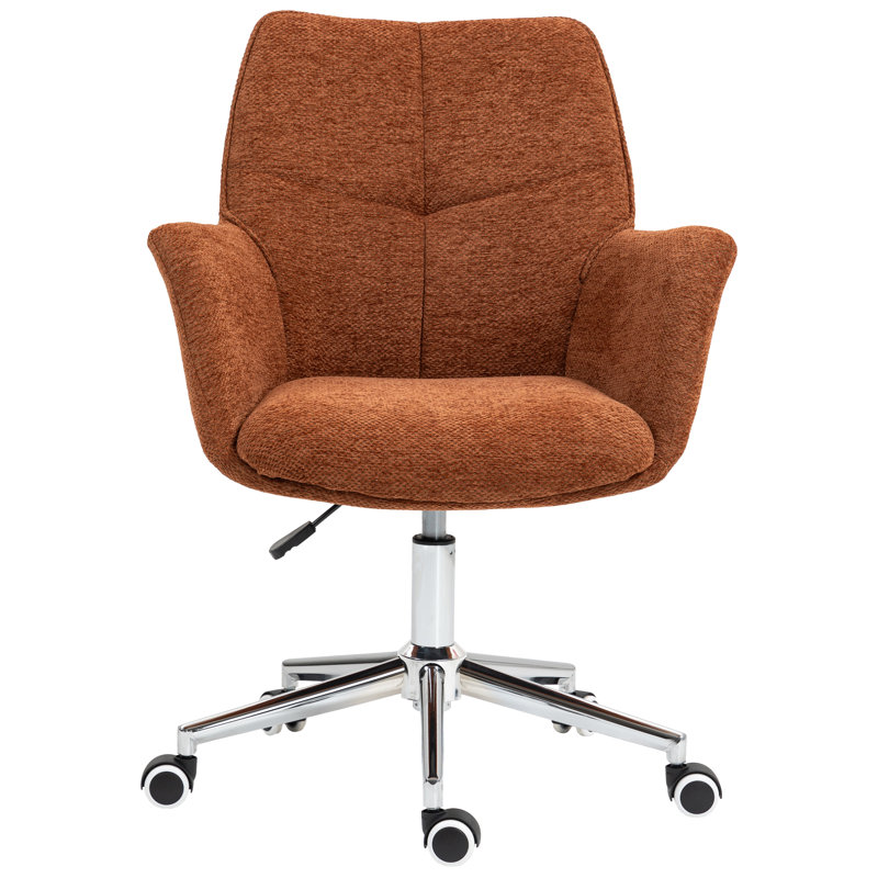 Chaise de bureau Soft Chenille Soft, Orange