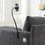 Canapé modulaire en L 96,5 po avec repose-pieds, support de téléphone réglable, chargeur USB et accoudoirs rembourrés pour une vie confortable-2077410728
