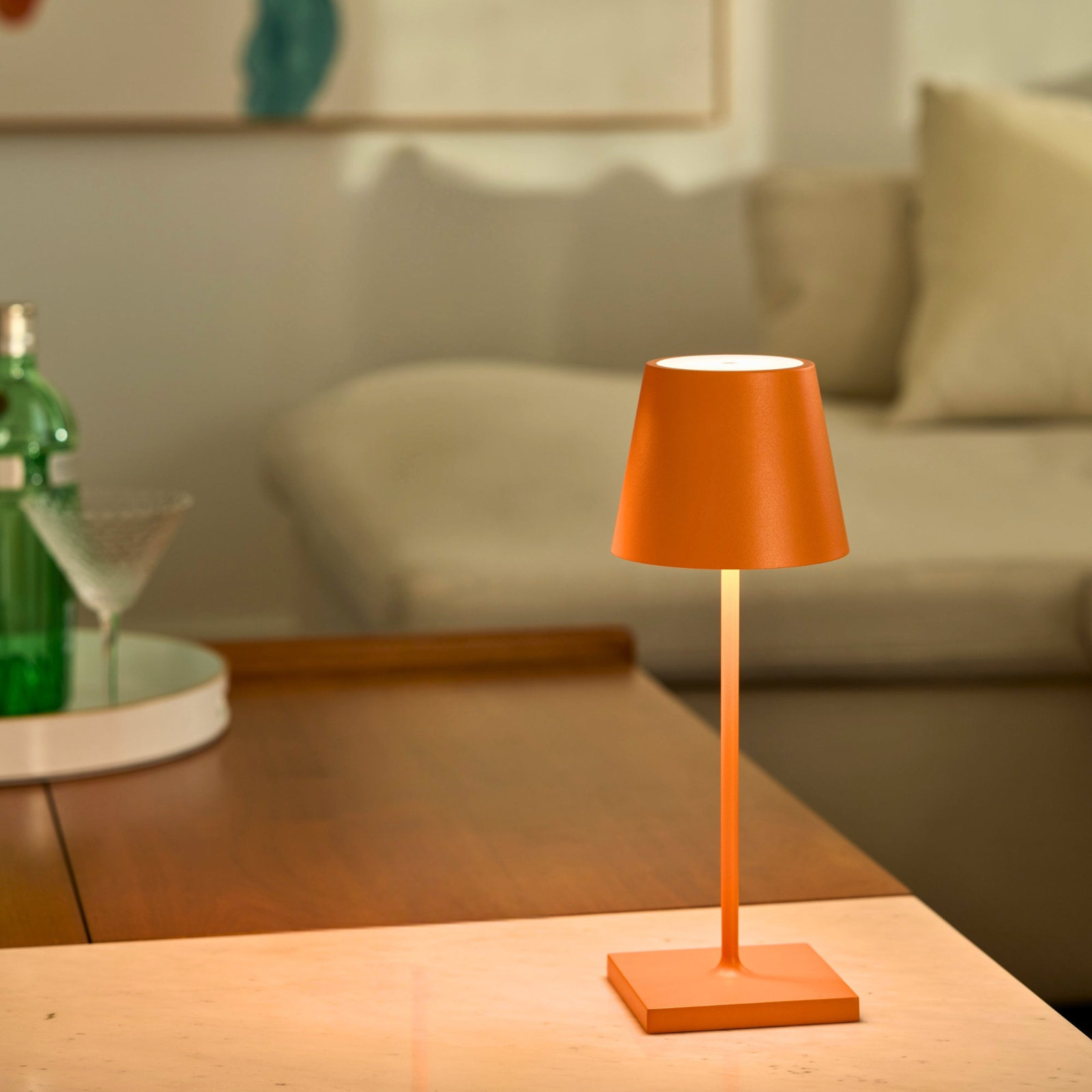 Poldina Pro Mini Table Lamp, Orange