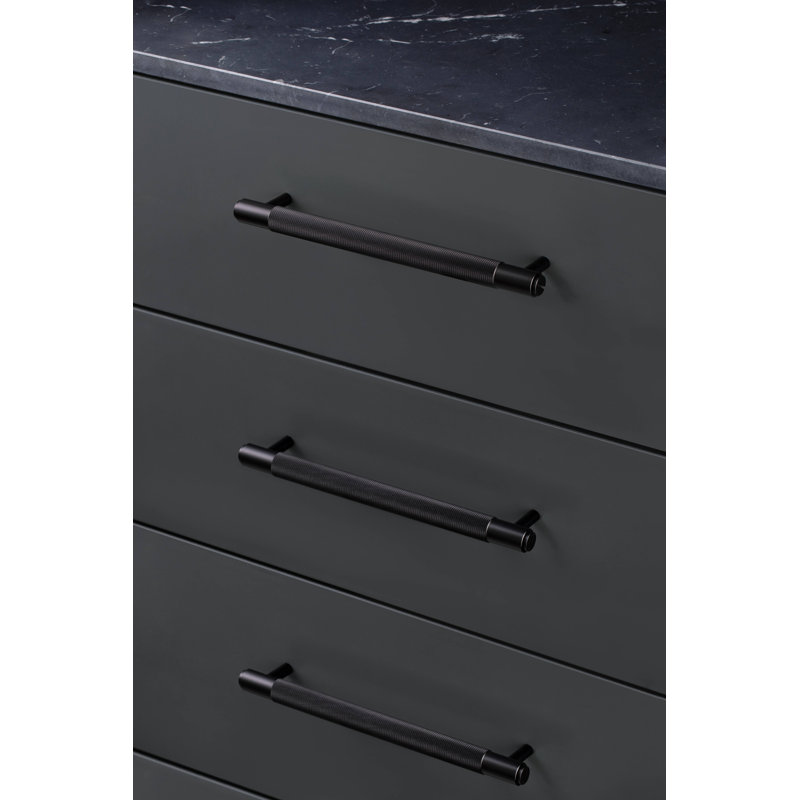 Pull Bar / Cross, Black, 8 43/50"