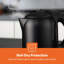 GEEPAS Electric Kettle | 1.8L Cordless Stainless Steel Jug Kettle with LED Indicator for Hot Water Tea Coffee | Boil Dry Auto Shut Off Water Gauge | Swivel Base with Auto Lid Open | 1800W-123538370