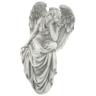 Resting Grace Sitting Angel Statue