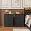 Ensemble de chambre à coucher avec rangement 3 pièces Areyon-101377742
